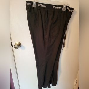 Women's black Greys Anatomy scrub pants